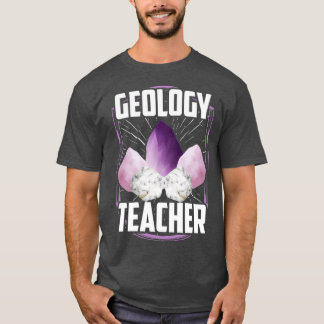 Geologie Lehrer Job Stone Student Geologin T-Shirt