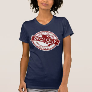 Geologie-Logo - Gestaltung der Welt (Nordamerika) T-Shirt