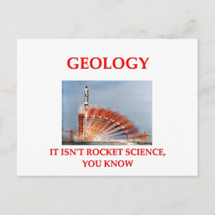 Geologie Postkarte