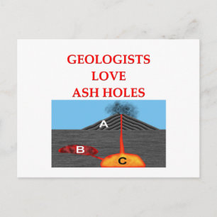 Geologie Postkarte