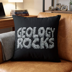 Geologie Rocks - Geekiger Humor Erdwissenschaften  Kissen