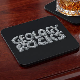 Geologie Rocks - Lustiger Erdwissenschaft-Wortwitz Getränkeuntersetzer