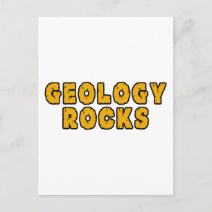 Geologie Rocks Postkarte