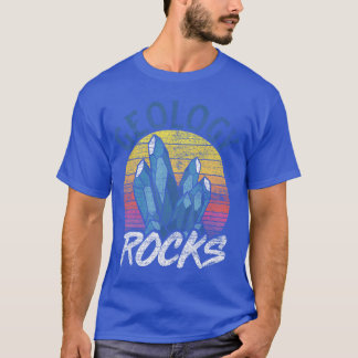Geologie Rocks Retro Geologie vintage T-Shirt
