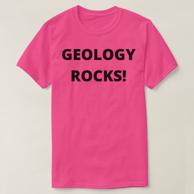 Geologie Rocks T-Shirt (Design vorne)