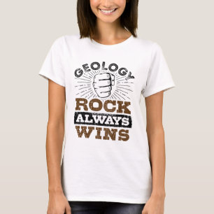 Geologie Stein Gewinnt Immer T-Shirt
