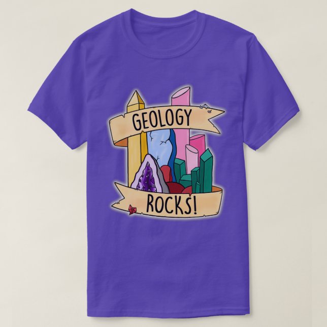 Geologie-Steine 96 T-Shirt (Design vorne)