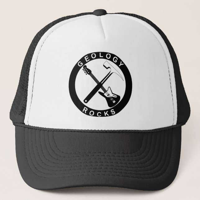 Geologie-Steine - Hut/Cap Truckerkappe (Vorderseite)