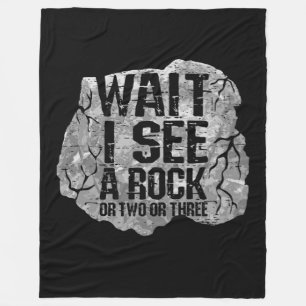 Geologie - Wart mal, ich sehe einen Felsen Fleecedecke