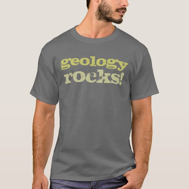 Geologiefelsen! dunkles T-Stück T-Shirt (Vorderseite)