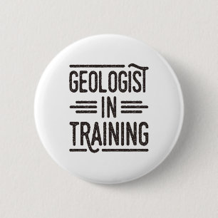 Geologin für die Ausbildung des zukünftigen Geol Button