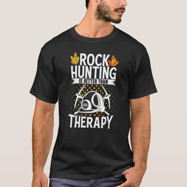Geologin Mineral Rock Collections Fossils Rock Hun T-Shirt (Vorderseite)