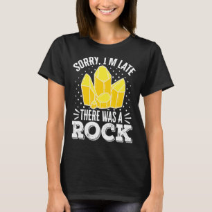 Geologin Mineral Rock Collections Fossils Sorry Im T-Shirt