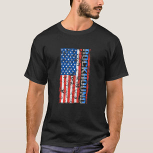 Geologin Rocks Geology Rockhounding Distressed U T-Shirt