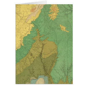 Geologische Karte der mesozoischen Terrassen