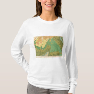 Geologische Karte der mesozoischen Terrassen T-Shirt