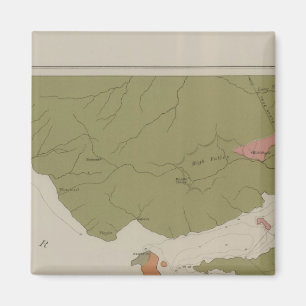 Geologische Karte des Clear Lake District Magnet