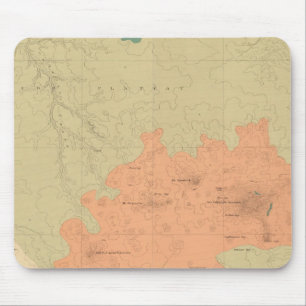 Geologische Karte des Colorado-Plateaus Mousepad