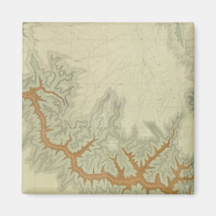 Geologische Karte des Kaibab-Plateaus Magnet