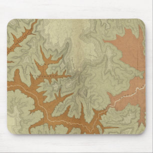 Geologische Karte des Südens 2 Mousepad