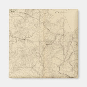 Geologische Karte mit dem südlichen Western Magnet