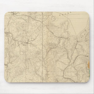 Geologische Karte mit dem südlichen Western Mousepad