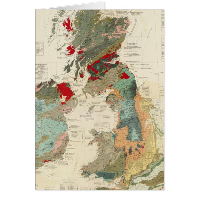 Geologische Karte, paläontologisch (Vorne)