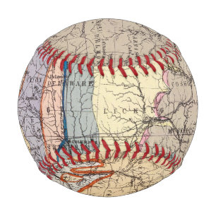 Geologische Karte von Ohio Baseball