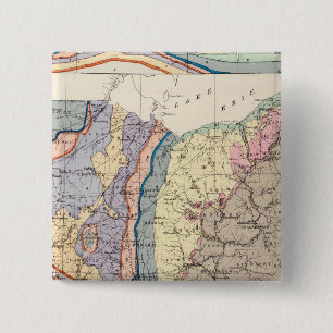 Geologische Karte von Ohio Button