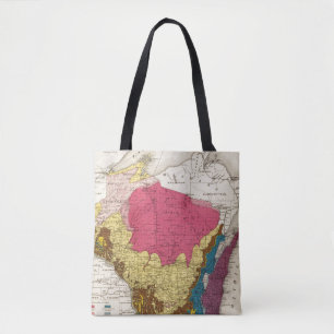 Geologische Karte von Wisconsin