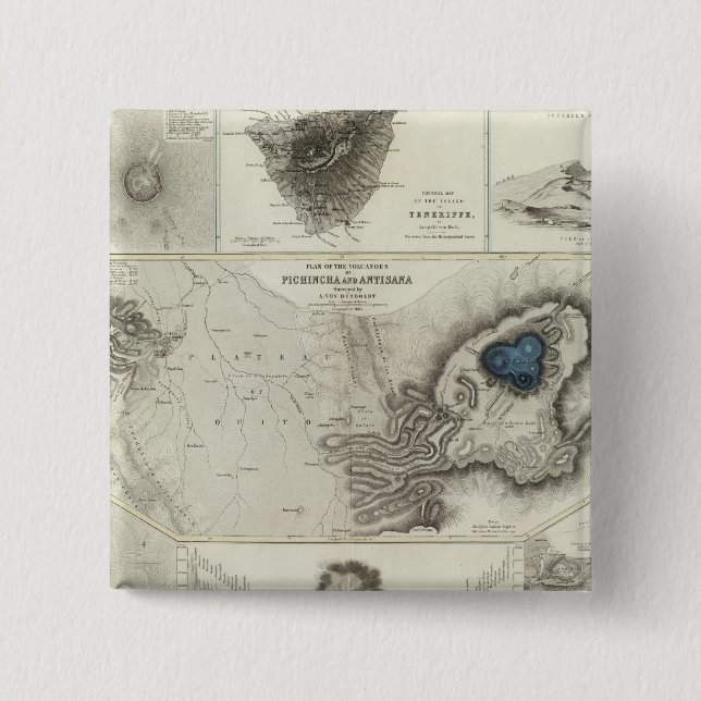 Geologische Phänomene Button (Vorderseite)