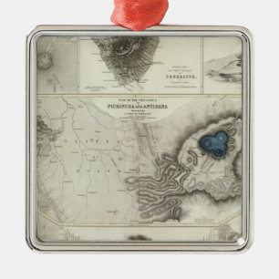 Geologische Phänomene Ornament Aus Metall