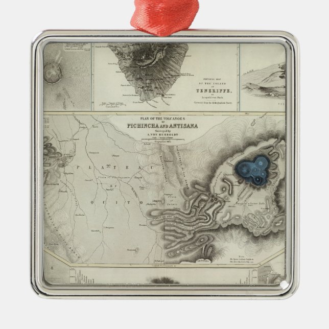 Geologische Phänomene Ornament Aus Metall (Vorne)