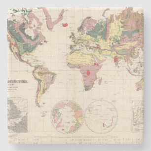Geologische Struktur der Kugel Steinuntersetzer