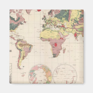 Geologische Struktur des Globus Magnet