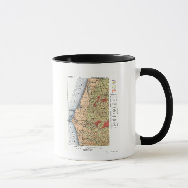 Geologische Übersichtskarte der USA Tasse (Rechts)