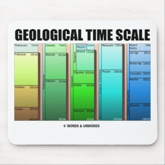Geologische Zeit-Skala (geologisches Alter) Mousepad