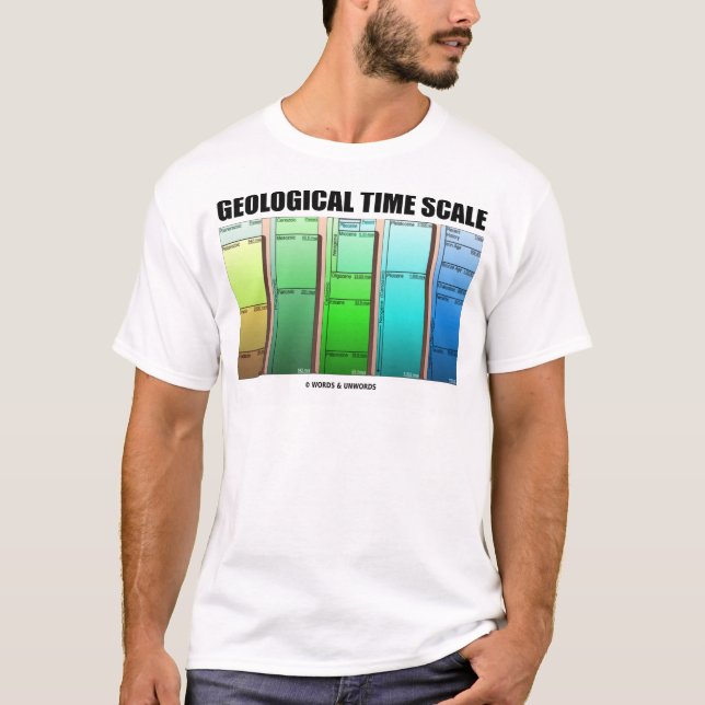 Geologische Zeit-Skala (geologisches Alter) T-Shirt (Vorderseite)