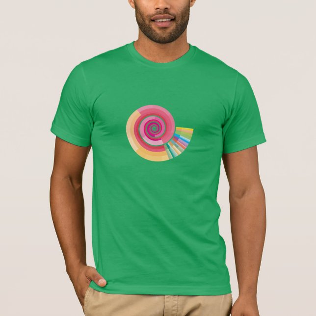 Geologische Zeitraum-Spirale T-Shirt (Vorderseite)