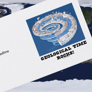 Geologische Zeitsteine! (Geologische Altersspirale Visitenkarte