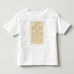 Geologischer und geographischer Atlas von Colorado Kleinkind T-shirt