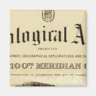 Geologisches Atlas - Titelseite Magnet