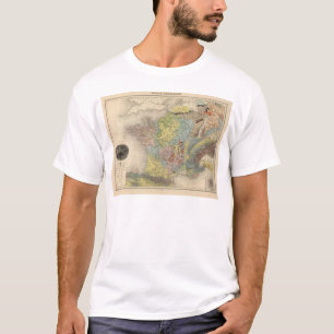 Geologisches Frankreich T-Shirt