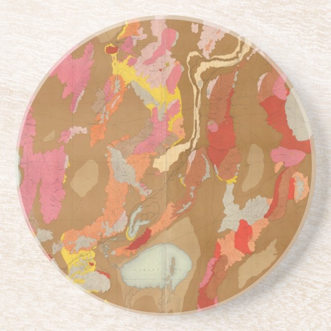 Geologisches Nevada-Becken Untersetzer (Vorne)