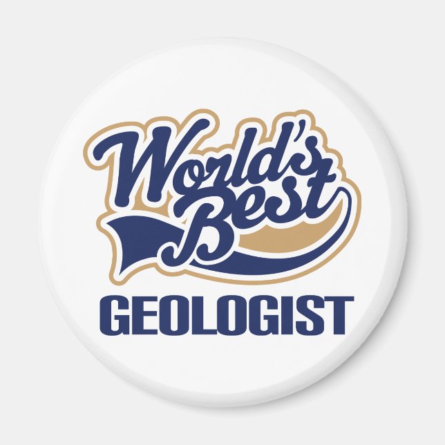 Geologist-Geschenk Magnet (Vorne)