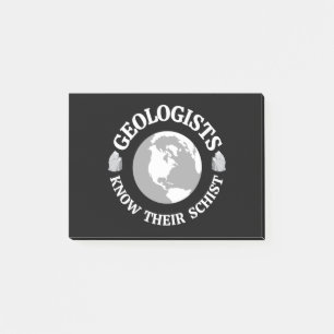 Geologist Know Their Schist Post-it Klebezettel