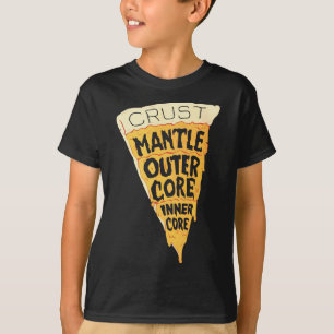 Geologist Layers of Earth Pizza Rock Geology Scien T-Shirt