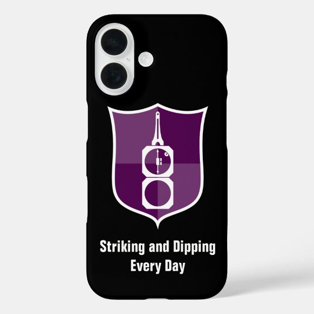 Geologistans Transit Compass Shield Wappen Case-Mate iPhone Hülle (Rückseite)