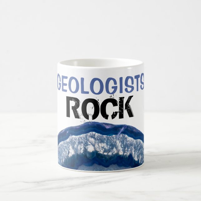 *~* GEOLOGISTEN ROCK Kristall Geode Lapidary Agate Kaffeetasse (Mittel)