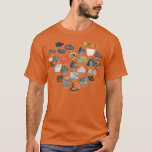 Geology Ores Minerals Edelsteine und Kristalle Roc T-Shirt